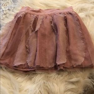 Girls pink skirt